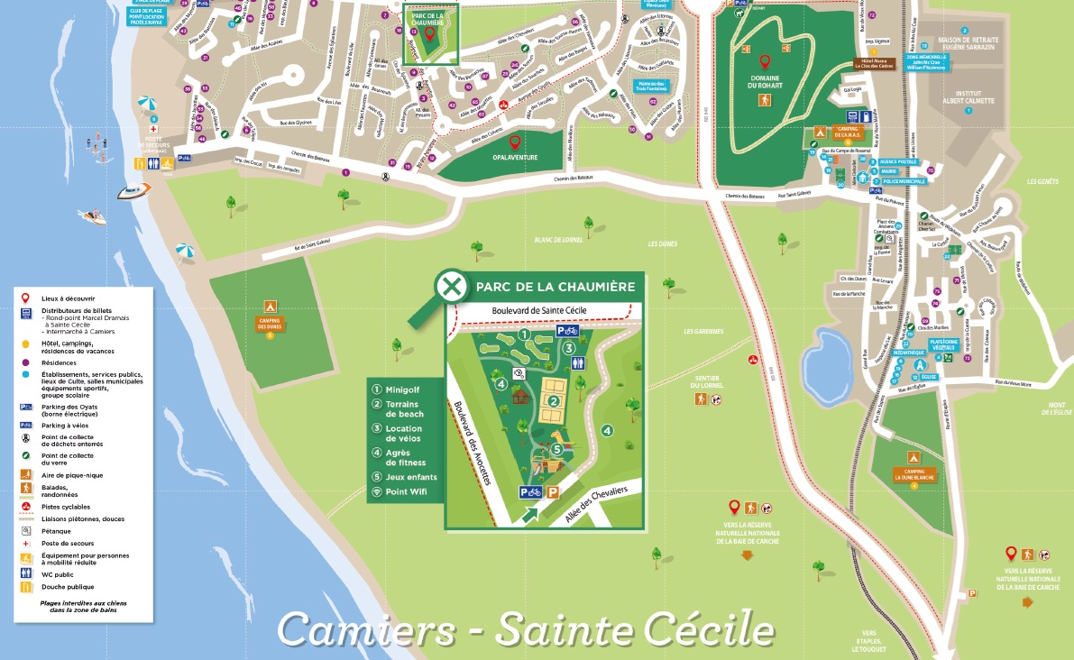 Carte Touristique – Camiers/Ste Cécile