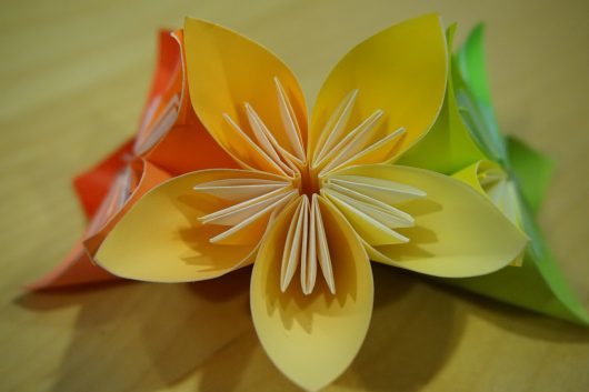 fleurs-origami